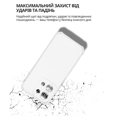 Чехол для мобильного телефона BeCover Anti-Shock Poco C85 4G Clear (714700) Винница - изображение 2
