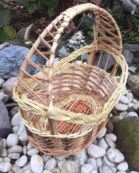 Кошик із лози подарунковий фруктовий Київ - фото 1