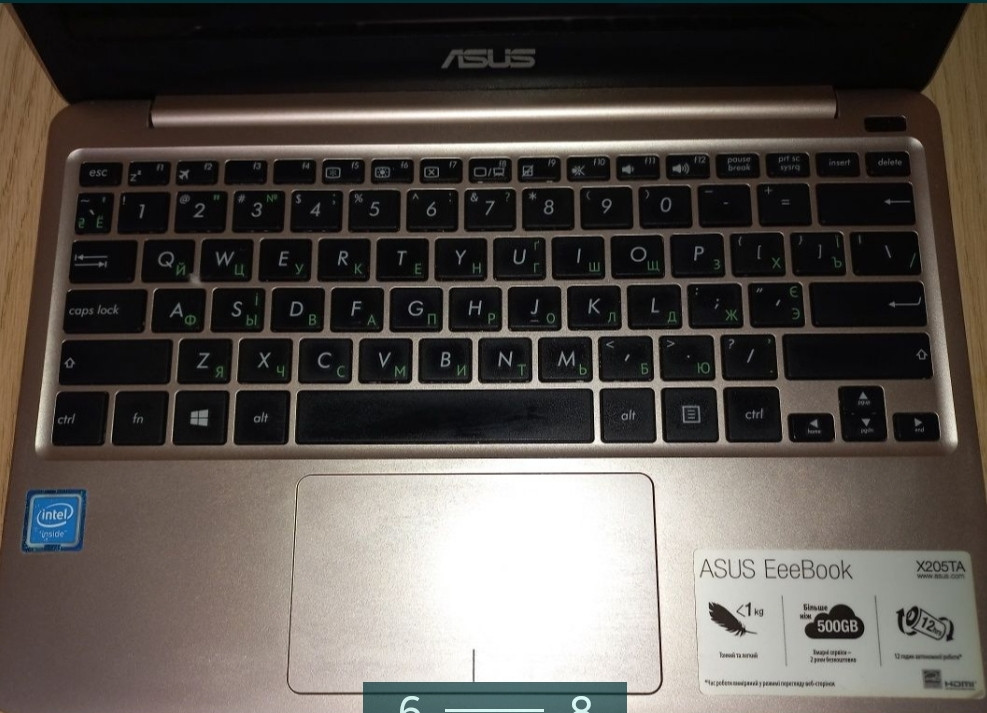 Ноутбук: ASUS X205T 11.6