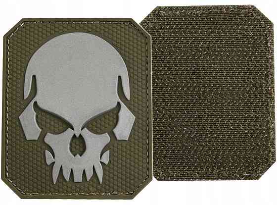 Шеврон 3D PVC на липучке Mil-Tec 16832101 “Skull