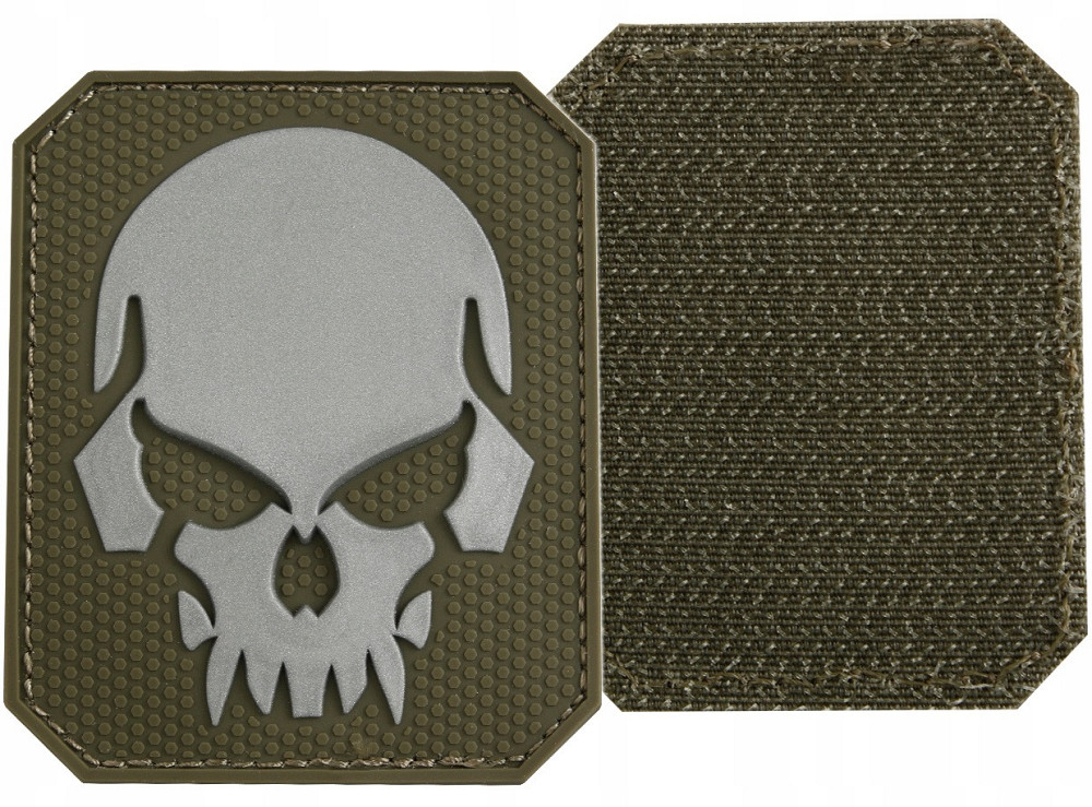 Шеврон 3D PVC на липучке Mil-Tec 16832101 “Skull