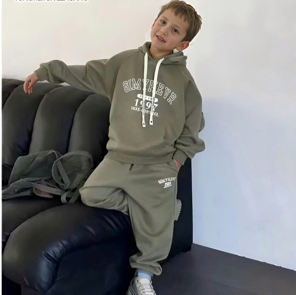 Детский спортивный костюм оверсайз двунитка 122,140 Николаев - изображение 1