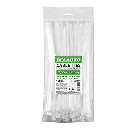 Хомути Белавто пластикові білі 2,5x200мм, 100шт Киев