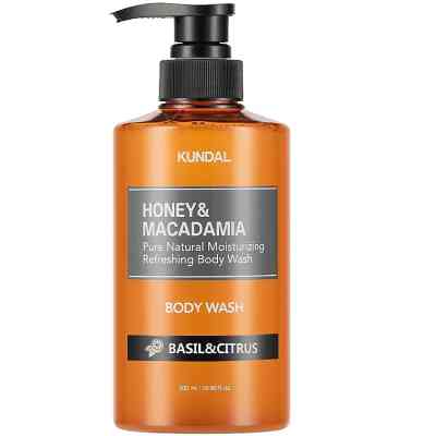 Гель для душа Kundal Honey & Macadamia Body Wash Basil & Citrus 500 мл (8809568745697) Винница