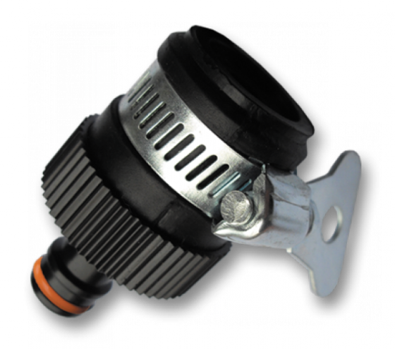 Адаптер на кран ø13-15мм з ярликом (ст. ECO-PWB2194), BLACK LINE, ECO-4127 Киев