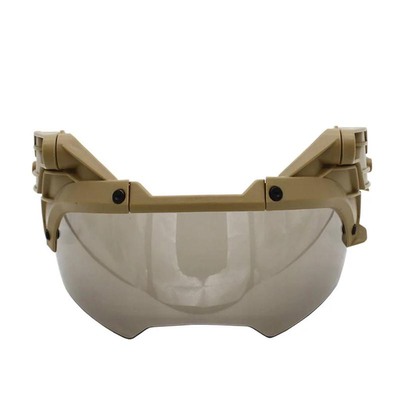 Тактичні захисні окуляри Vulpo фліп із затемненим склом Койот Вінниця - фото 1