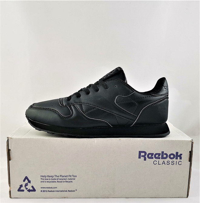 Кроссовки Reebok Classic Черные Рибок Мужские (размеры: 45) Видео Обзор Днепр - изображение 9