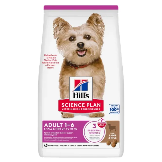 Сухой корм для собак Хиллс Hills SP Adult с ягненком и рисом для мини и малых пород собак 6 кг Винница