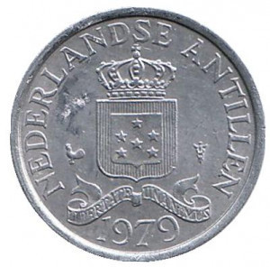 Монета 1 цент. 1979 рік, Нідерландські Антильські острови. Полтава - фото 1