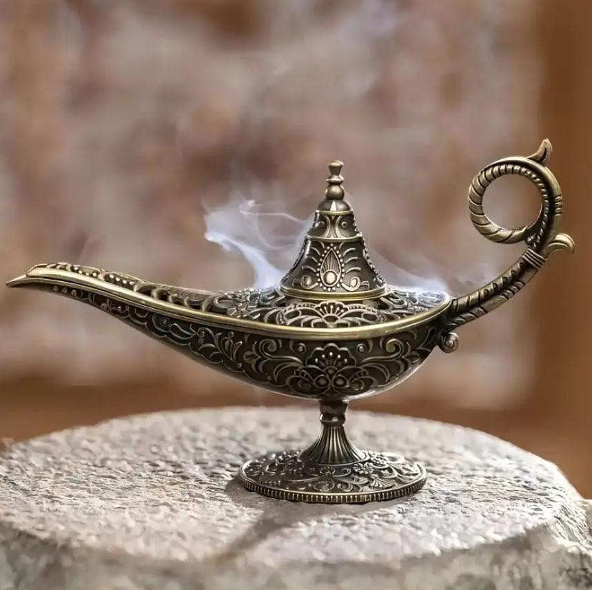 Винтажный металлический держатель для благовоний 