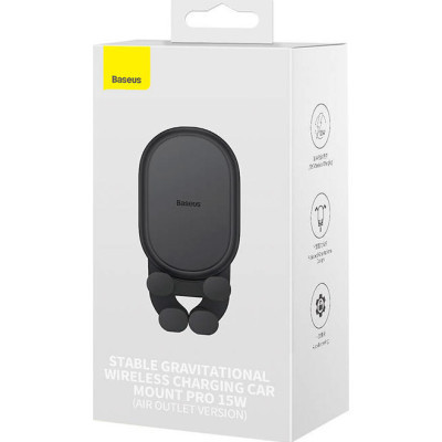 Универсальный автодержатель Baseus Wireless Charge Pro 15W (SUWX030001) Винница - изображение 3
