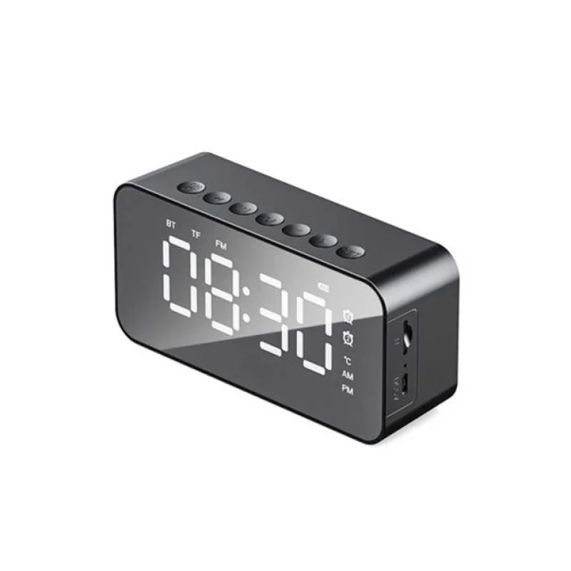 Настільний годинник-будильник з Bluetooth колонкою, FM-радіо та TF-плеєром (Bluetooth колонка годинник) Одеса - фото 3