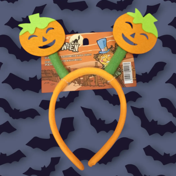 Обруч на Хэллоуин Тыквы one size оранжево-зеленый Киев - изображение 1