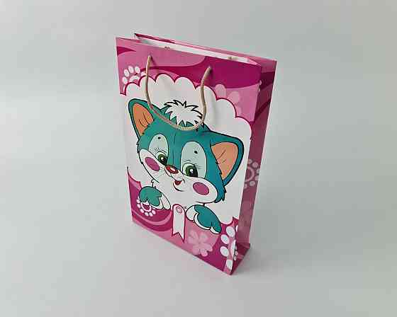 Великий паперовий пакет вертикальний 25/37/8 (артBV-039) (12 шт.) Харків