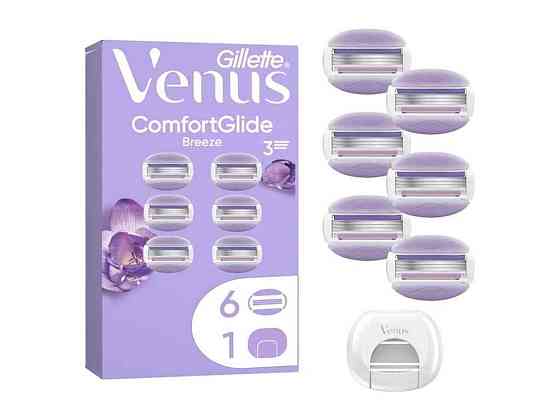 Картридж 6шт для гоління (леза) жіночі Venus ComfortGlide Breeze чохол для лез ТМ VENUS Київ
