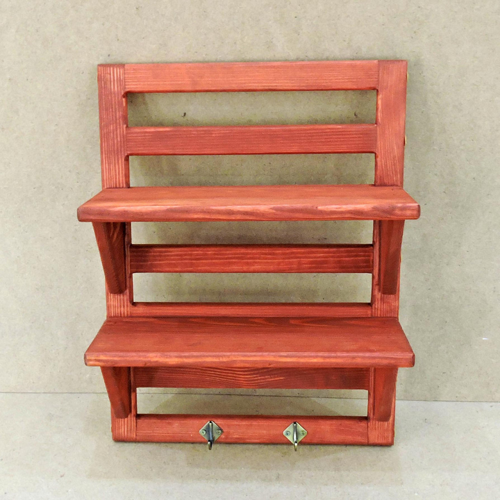 Настінна полиця "Макау" корал Миколаїв - фото 5