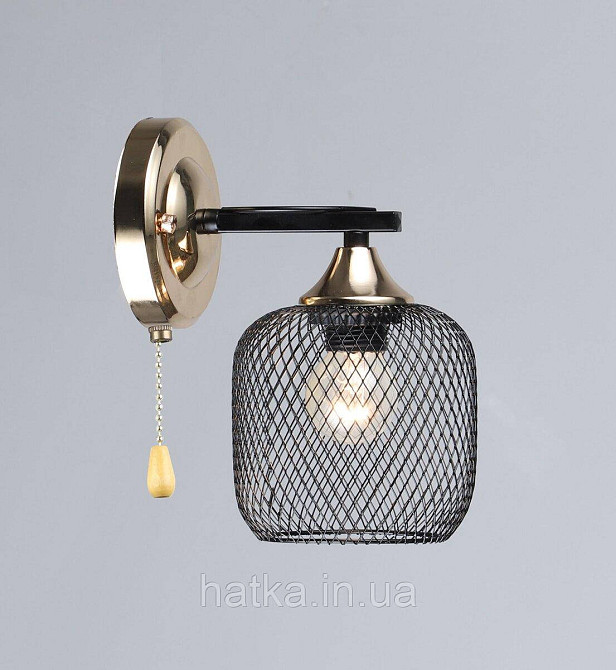 Настенное бра B K2257/1W BK+FGD Киев - изображение 1