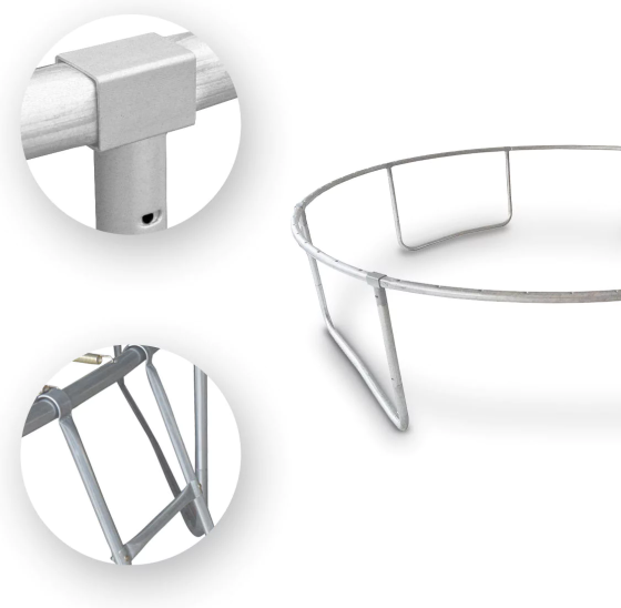 Батут OUTTEC Pumpkin с внутренней сеткой 10 футов 305 см черный Киев