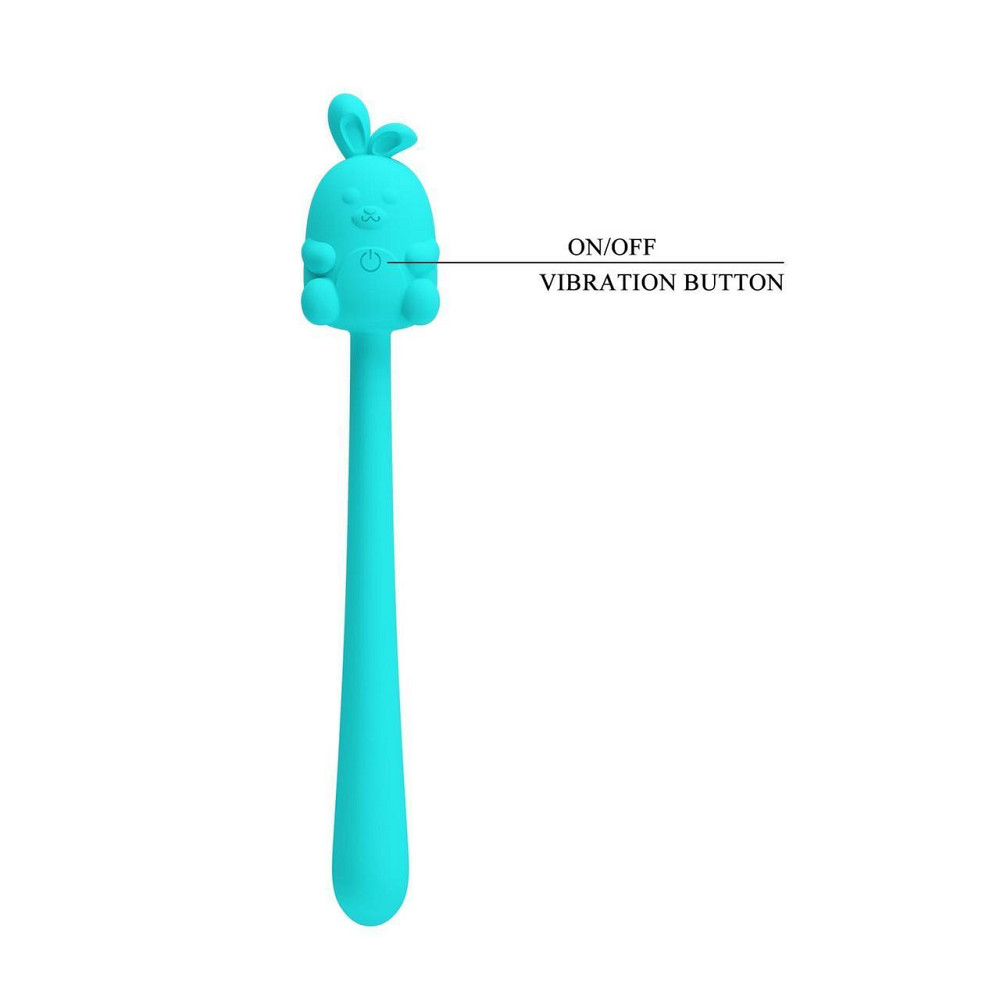 Вібратор CUTE BUNNY, Flirting Stick, 7 vibration functions, Magnetic USB charging Sex Aura Київ - фото 9