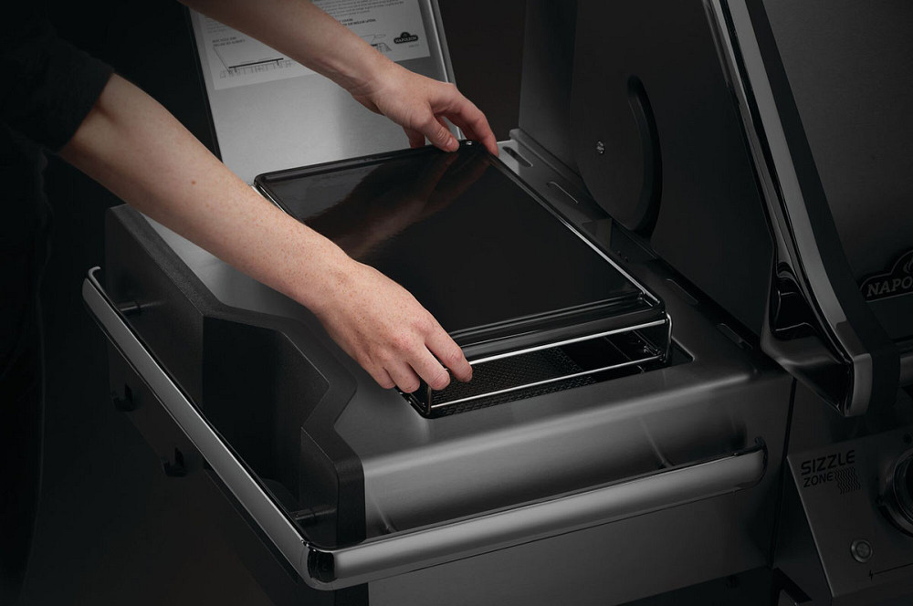 Чавунна планча для великих бічних пальників Sizzle Zone газових грилів Napoleon 56082 Код: 013227 Рівне - фото 5