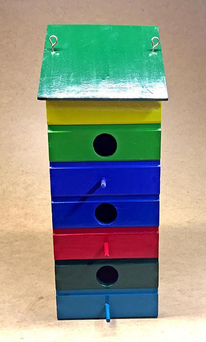 Шпаківня садова "Папуга" кольоровий Миколаїв - фото 1