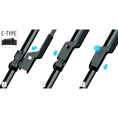 Щітка склоочисника OXIMO 600/500 мм (WC4005001) Вінниця - фото 4