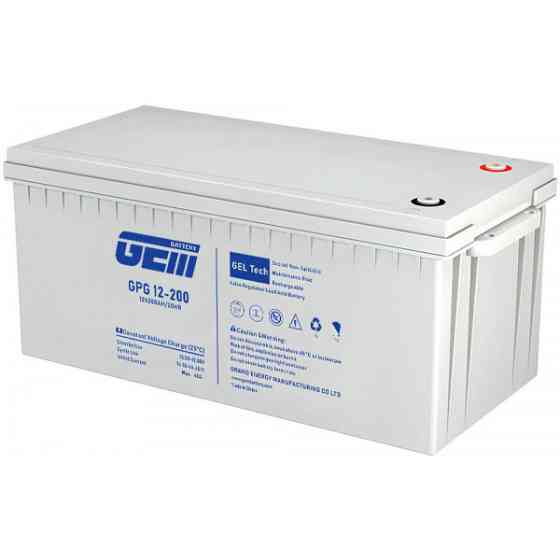 Акумуляторна батарея GEM Battery 12V-200Ah, GEL, L5/T5, (GPG 12-200) Киев