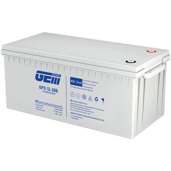 Акумуляторна батарея GEM Battery 12V-200Ah, GEL, L5/T5, (GPG 12-200) Киев - изображение 1
