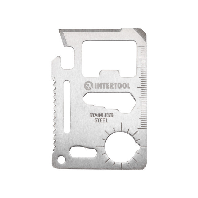 Картка мультитул, 11 в 1 INTERTOOL HT-0589 Київ - фото 1