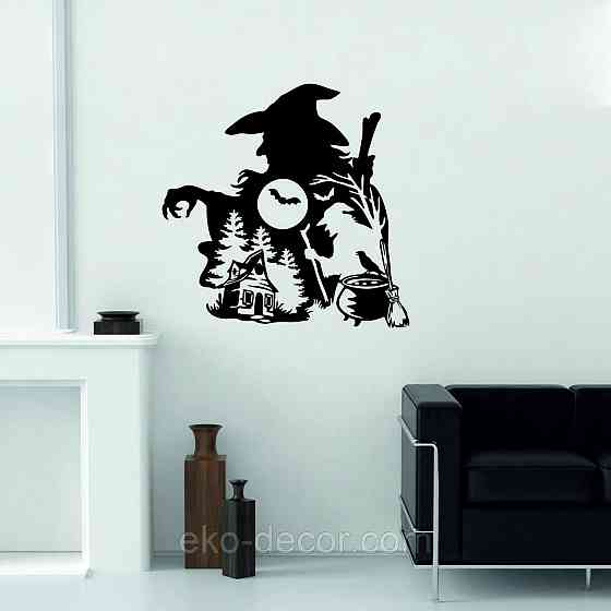 Декоративное настенное Панно «Хеллоуин», Декор на стену 90*90 см, Черный Киев