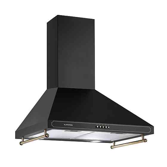 Вытяжка Victoria 60 см ретро-дизайн 644,5 м³/ч 2 светодиодные лампы черный (Германия, читать описание) Ровно