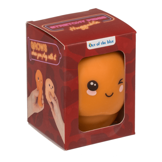 Антистрес Stretchy Penis Huggable Orange, 7 см Sex Aura Київ