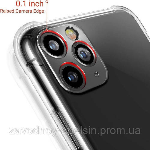 IPhone 11 pro Прозорий чохол Антишок Одеса - фото 2