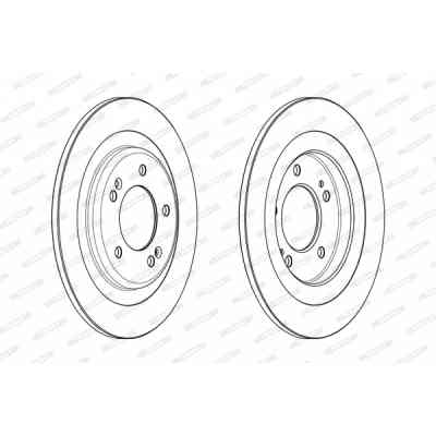 Тормозной диск FERODO DDF2200C Винница