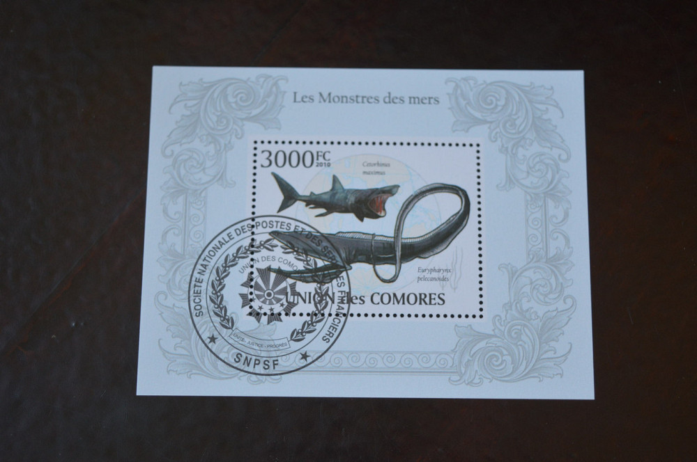 Коморы. История. Фауна. Блок. 2010 год (Б-4) Полтава - изображение 1