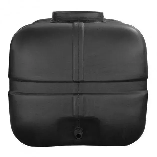Емкость для воды  200 л пластиковая прямоугольная черная Днепр - изображение 3