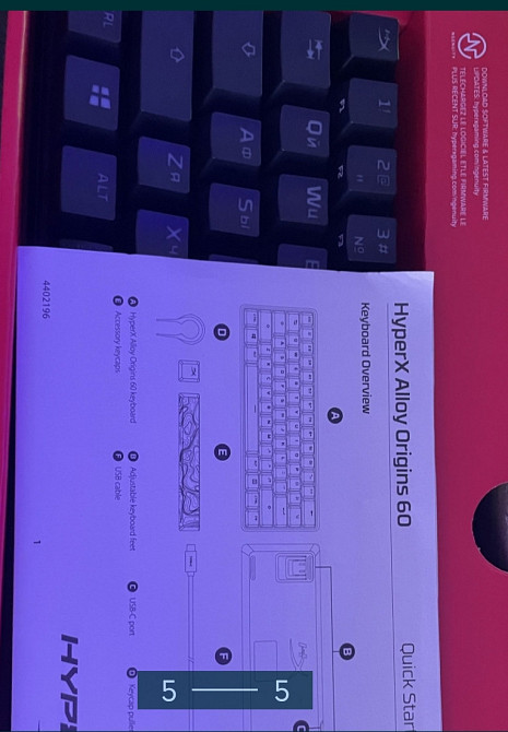 Клавиатура: Hyper X Alloy Origins 60%. Киев - изображение 5
