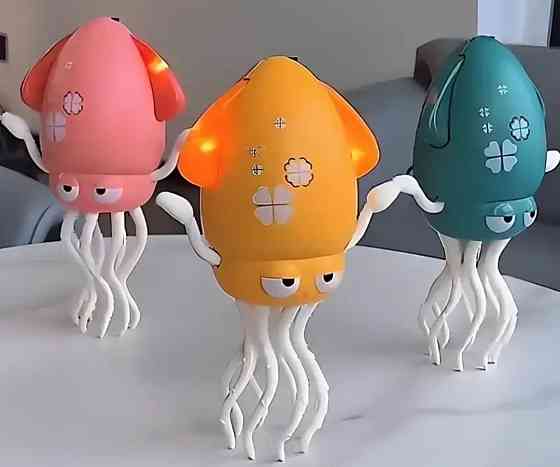 Музичний кальмар, восьминіг інтерактивна іграшка Tummy Time Octopus. Киев