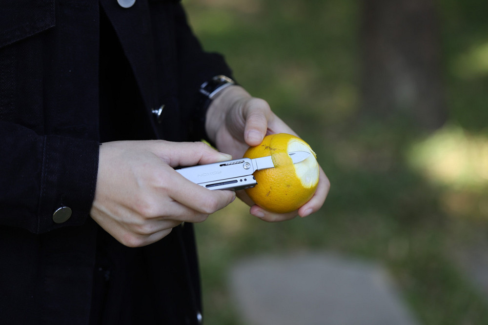 Мини мультитул Roxon M3 с сменными битами, серый Ровно - изображение 9