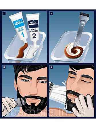 Крем-краска для бороды и усов Schwarzkopf Professional Men Perfect Киев