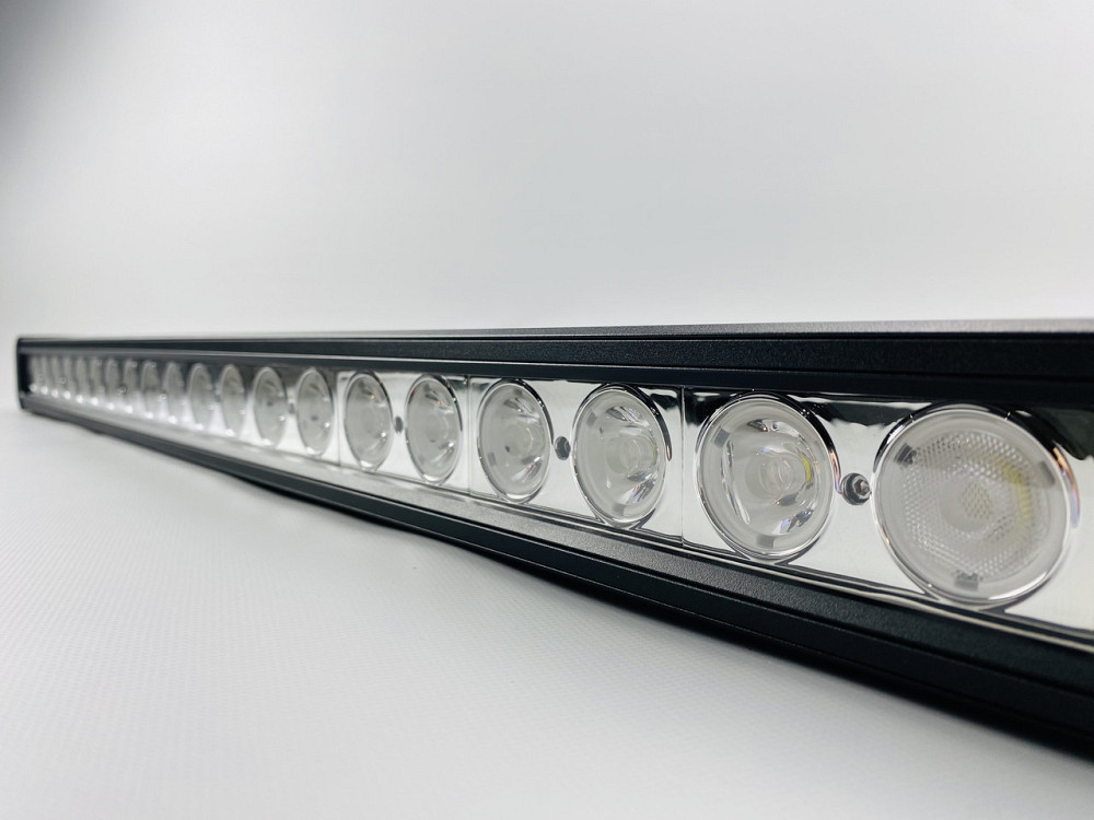 Світлодіодна світлова балка Фара LED bar прямокутна 240W додаткове автомобільне освітлення Мукачево - фото 4