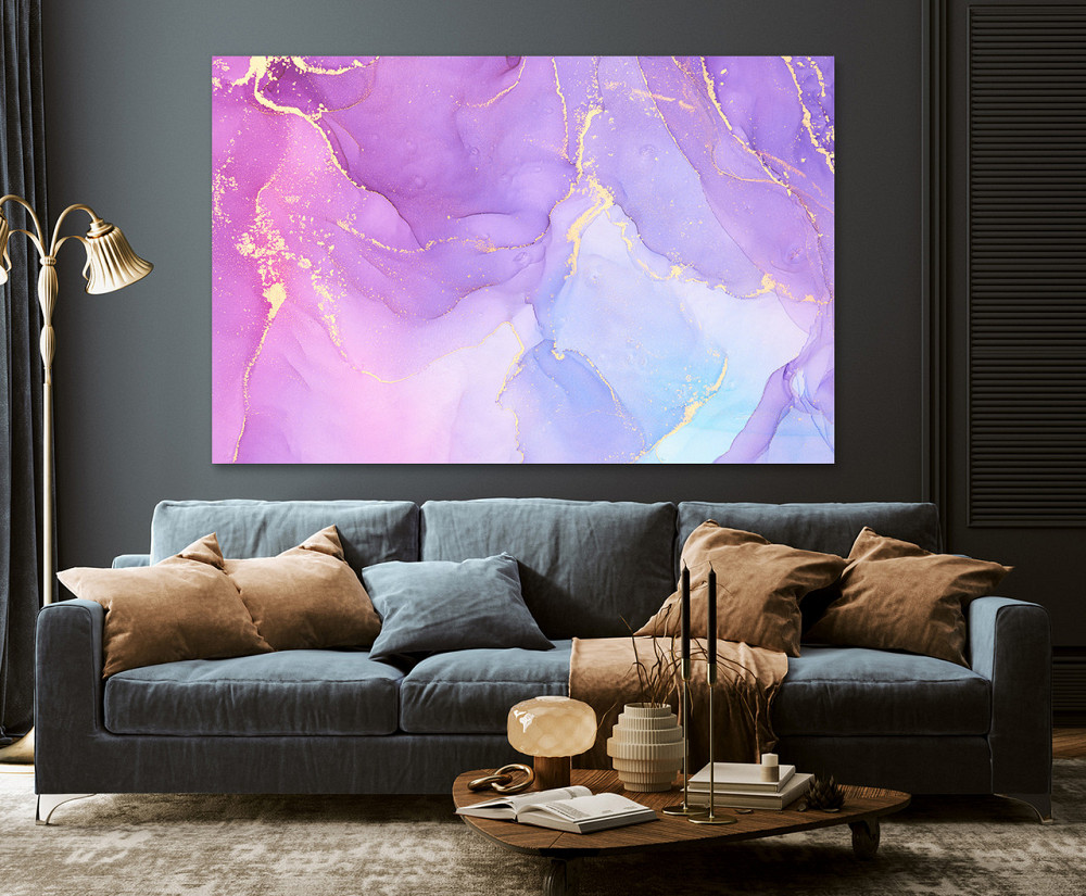 Картина полотно у вітальню / спальню    Абстракція      MLP_264 ( 60х30см ) 50x100 см Київ - фото 3