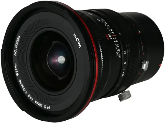 Об'єктив Laowa Venus Optics 20 mm f/4,0 Zero-D Shift do Fuji GFX Київ