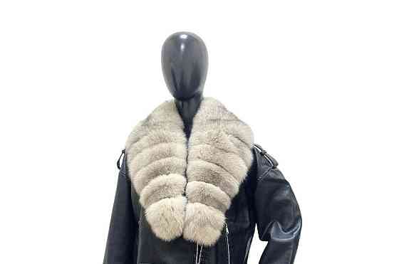 Комір жіночій з песца на підкладці Бежевий Харків