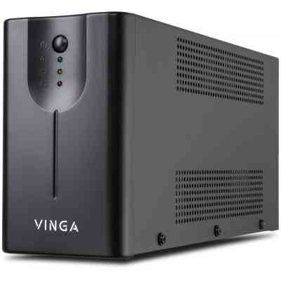 Источник бесперебойного питания Vinga LED 600VA metal case with USB+RJ11 (VPE-600MU) Винница