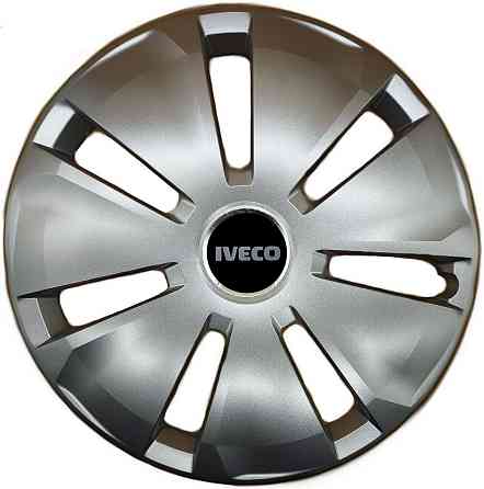 Автомобильные модельные колпаки R16 Iveco 433 4шт, SJS, серебристые Киев