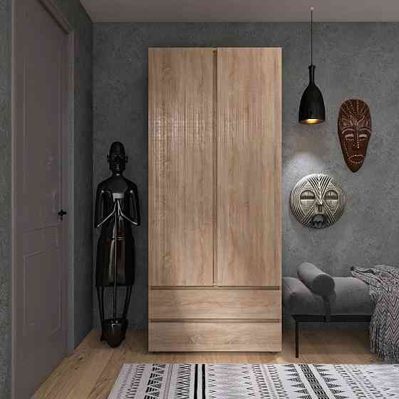 Шафа дводверна Еверест ШЛ-2 Лайт Дуб сонома (DTM-4675) Львів