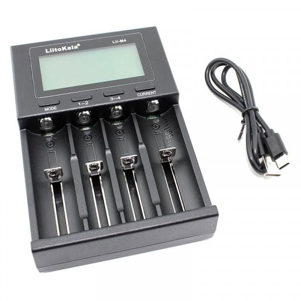 Зарядний пристрій LiitoKala Lii-M4, 4x(Lion/NiMH/NiCd), Power Bank, discharge function (Lii-M4) Київ - фото 4