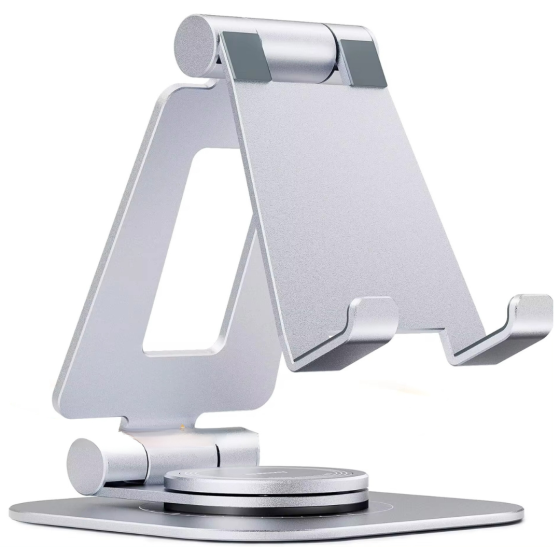 Підставка-тримач настільна під телефон JH003, складна, срібляста Кам'янець-Подільський