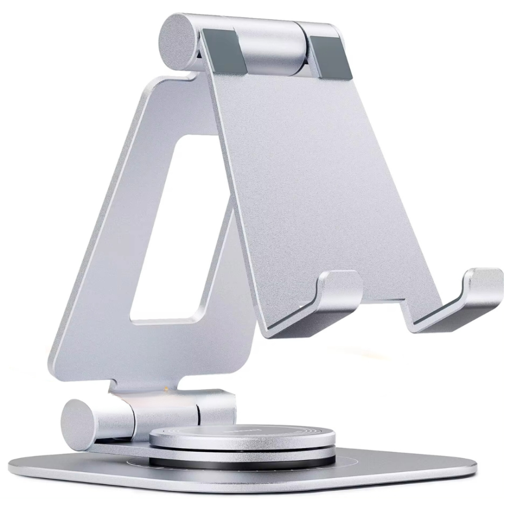 Підставка-тримач настільна під телефон JH003, складна, срібляста Кам'янець-Подільський - фото 1